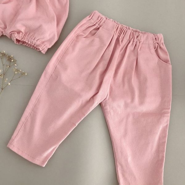 Pantalón bebé rosa