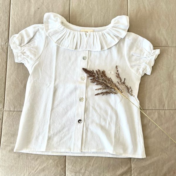Camisa Ruffle Blanca