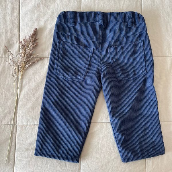 Pantalón Pana Azul