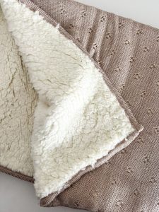 Rebozo Corderito Almendra - Imagen 2
