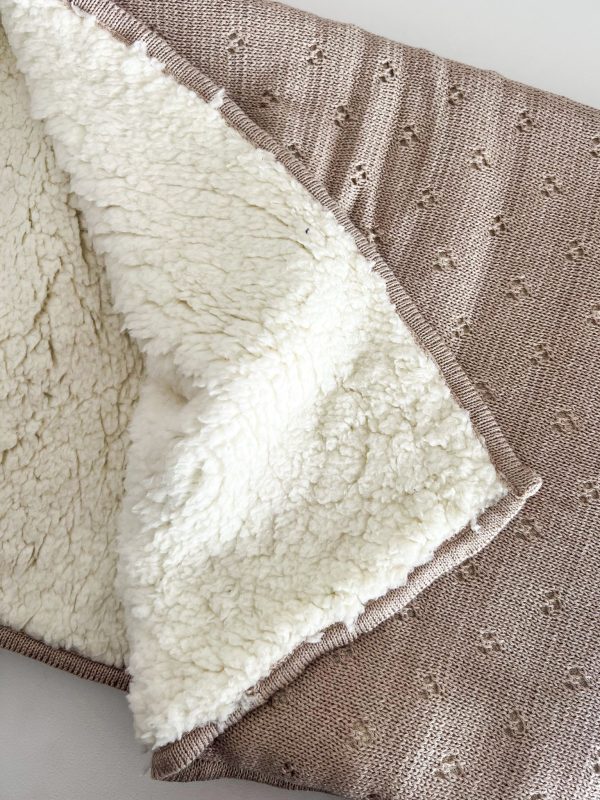 Rebozo Corderito Almendra - Imagen 2