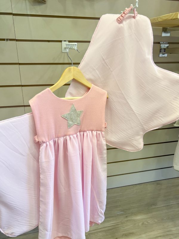 Disfraz Vestido Hada rosa liso