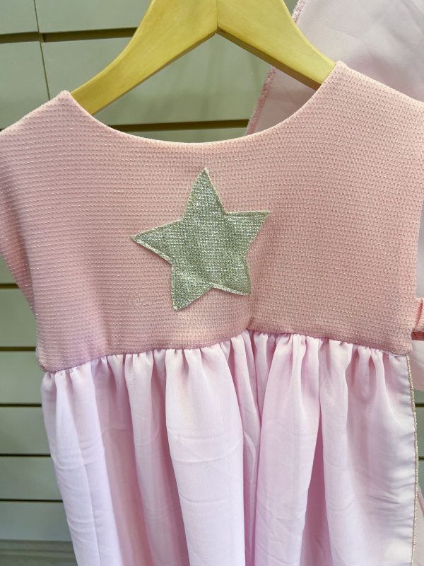 Disfraz Vestido Hada rosa liso - Imagen 2