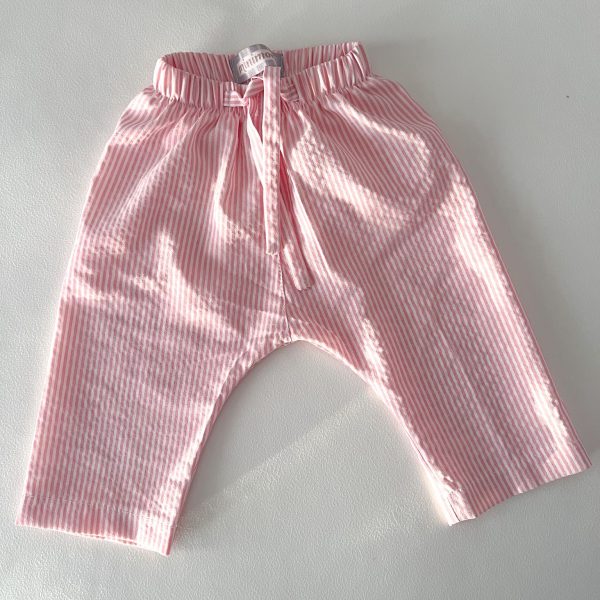 Pantalón baby - rayas rosa