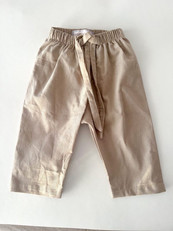 Pantalón baby - pana beige