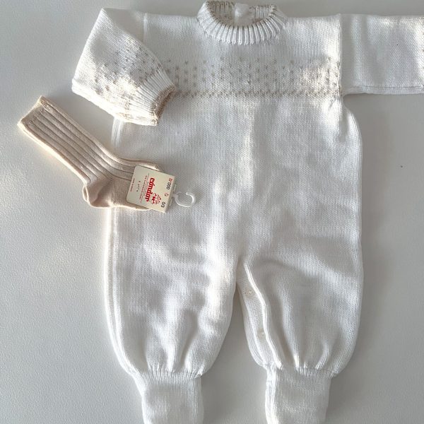 Monito bebe dots - beige