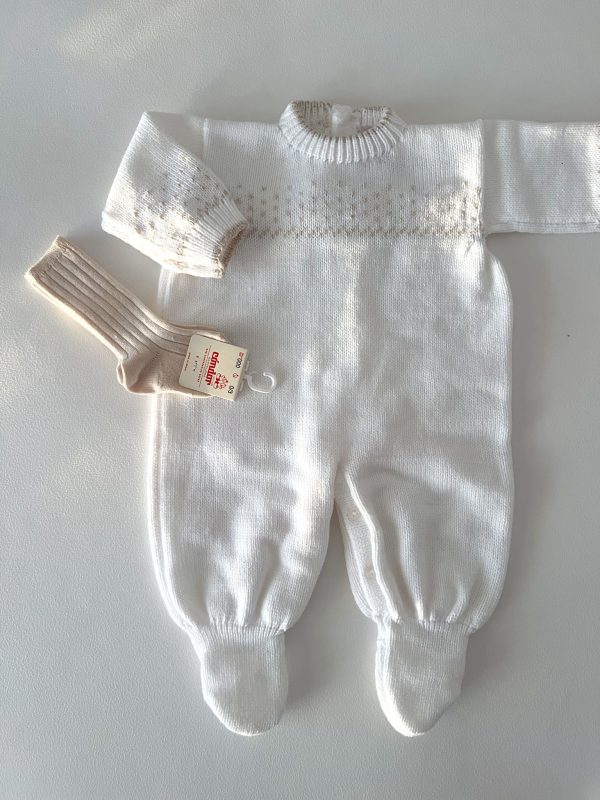 Monito bebe dots - beige