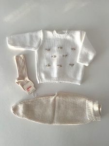 Conjunto rositas beige - Imagen 2