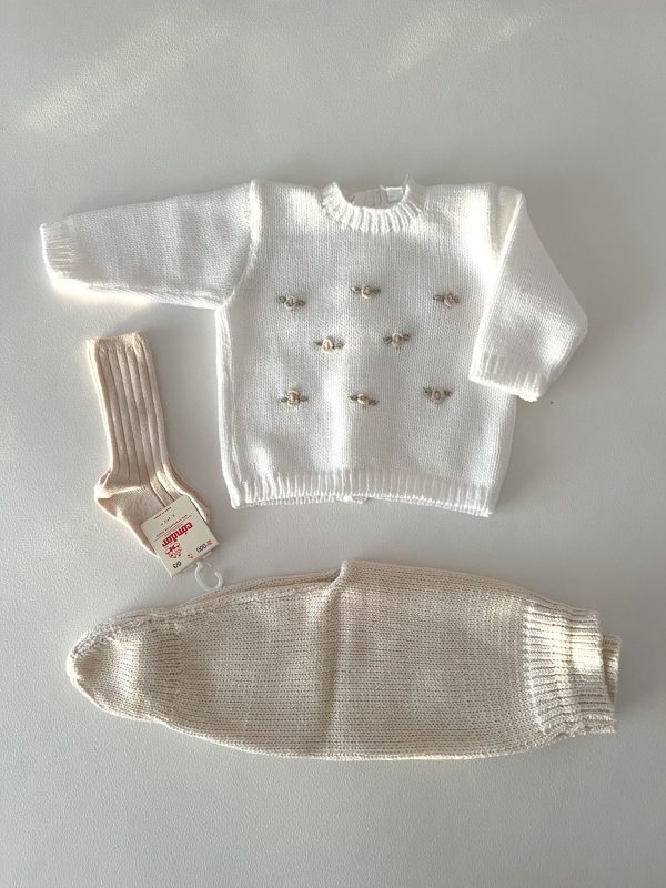 Conjunto rositas beige - Imagen 2