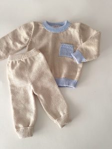 Pantalón de punto - beige - Imagen 3