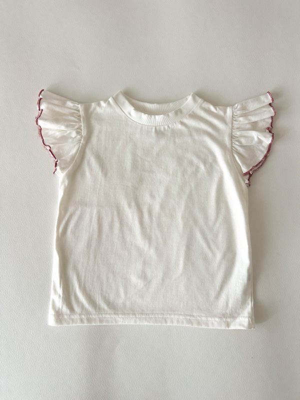 Remera vuelito basic rosa viejo