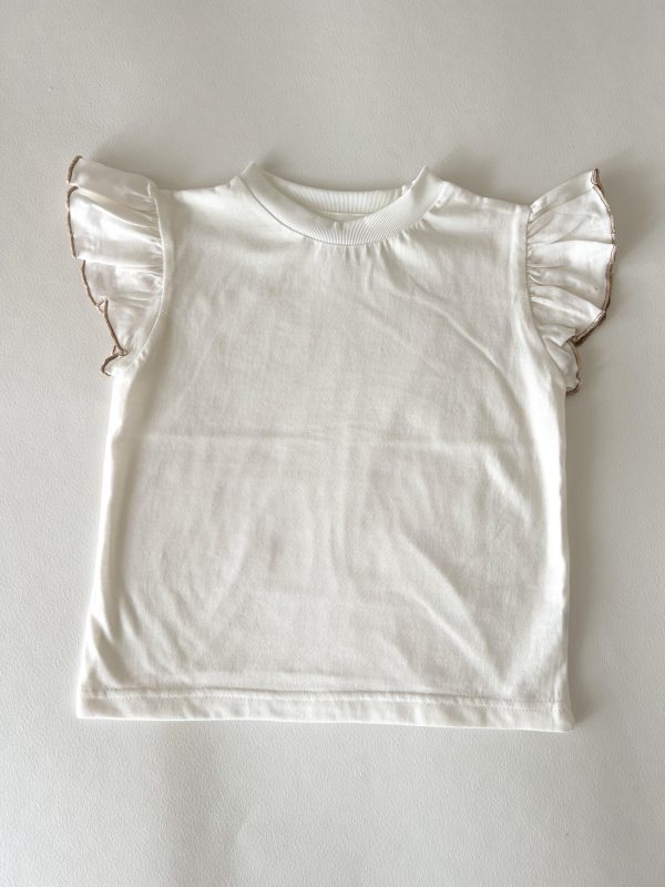 Remera vuelito basic beige