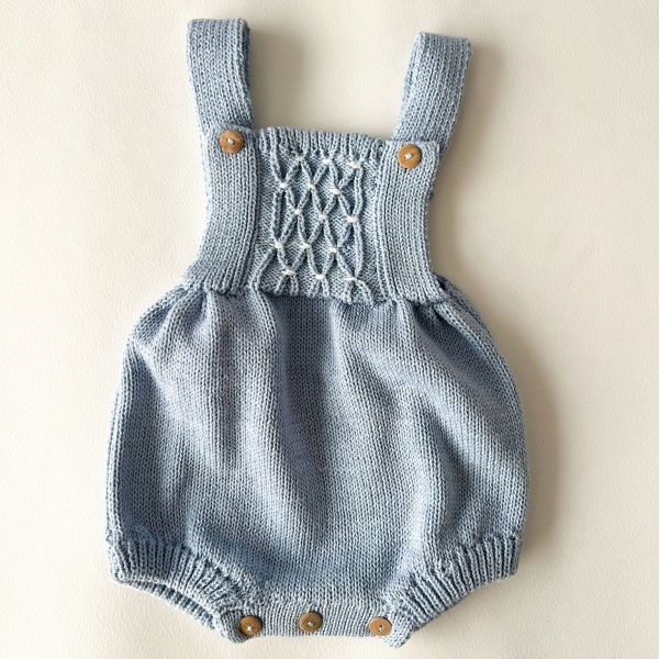 Ranita smock - celeste