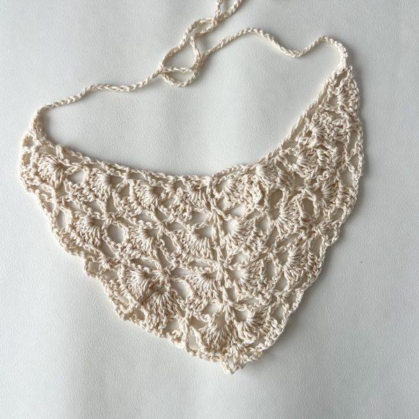 Bandana crochet - crudo