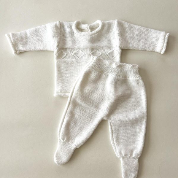 Conjunto rombito - blanco