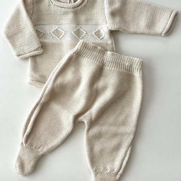 Conjunto rombito - celeste