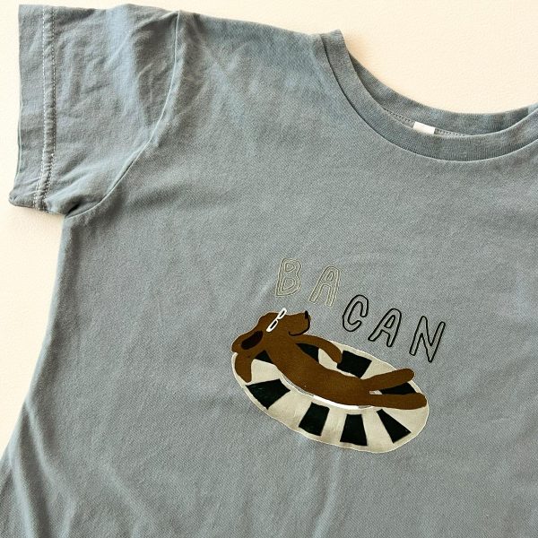 Remera bacan celeste