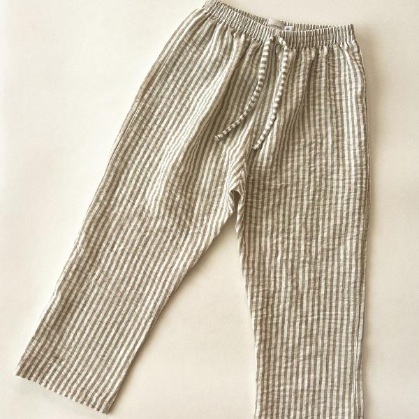 Pantalón Pai - Stripe beige