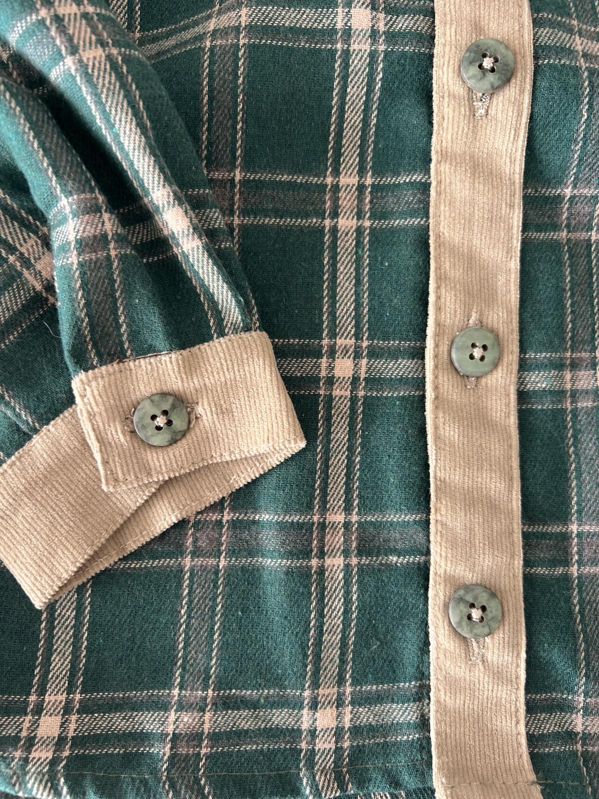 Camisa bati - cuadros verde - Imagen 3