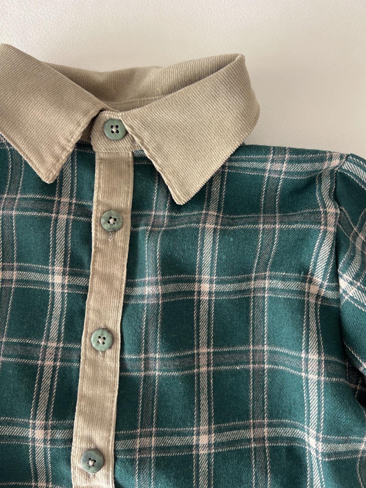 Camisa bati - cuadros verde - Imagen 2